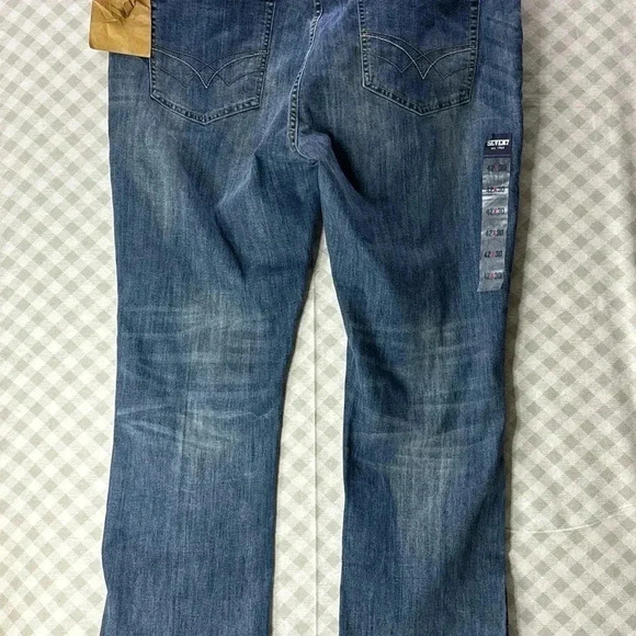 Seven7 Able Men's Slim Straight Denim Jeans Adaptive Pants Size 42W 30L 42x30 - Picture 2 of 9